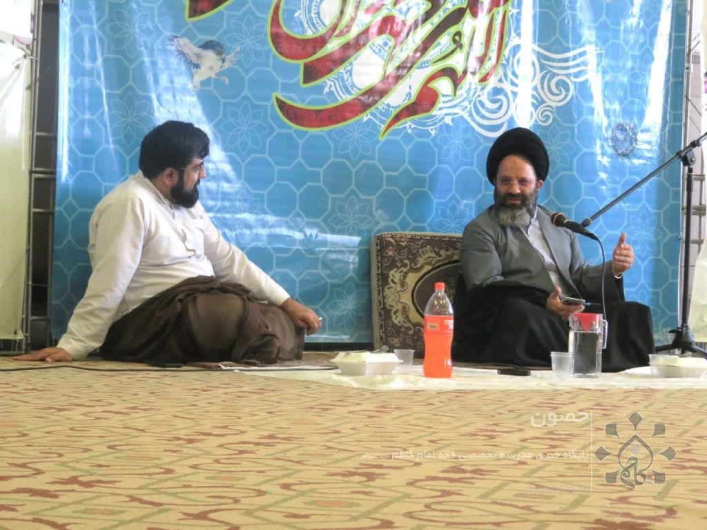 حجت الاسلام و المسلمین سید محسن صالح و جناب استاد محمد علی کمالی نیا در گعده طلبگی