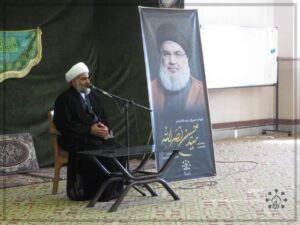 حجت الاسلام و المسلمین صلح میرزایی در مراسم بزرگداشت سید حسن نصرالله