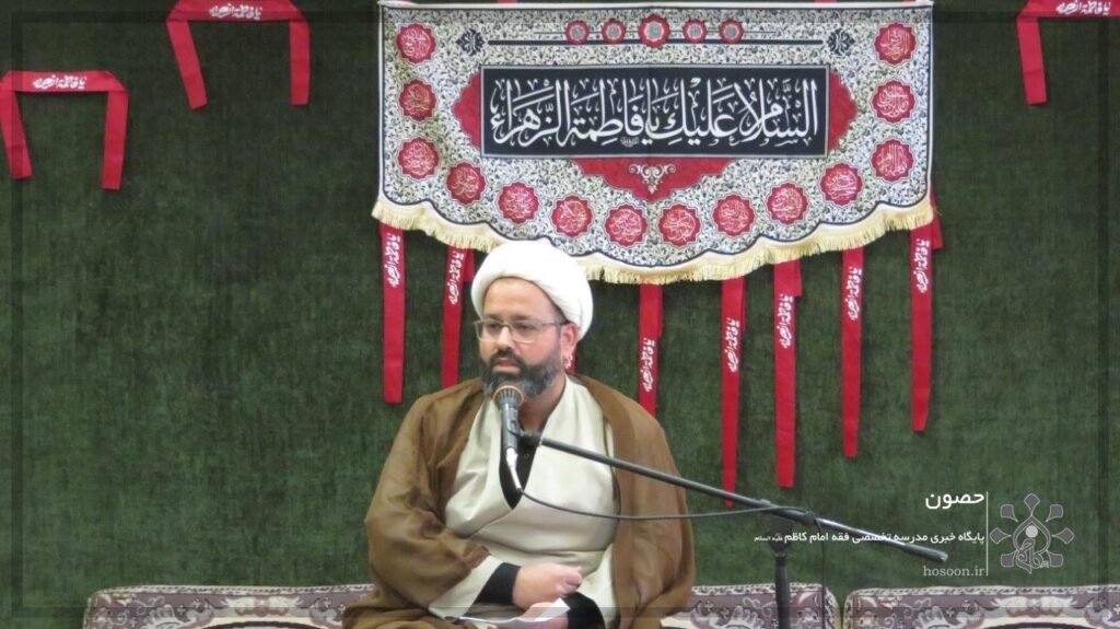 هیئت مدرسه در ایام فاطمیه اول با سخنرانی حجت الاسلام و المسلمین مهدی مرادی