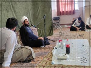 دورهمی با حضور مدیر بخش خارج مدرسه حجت الاسلام و المسلمین محمد رضا فاتح