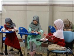 مراسم جشن میلاد حضرت زهرا سلام الله علیها - غرفه کودک مراسم جشن میلاد حضرت زهرا سلام الله علیها - غرفه کودک