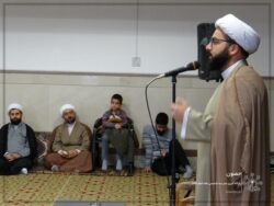 حجت الاسلام محمد مهدی کاشانی ادیب در مراسم جشن میلاد حضرت زهرا سلام الله علیها حجت الاسلام محمد مهدی کاشانی ادیب در مراسم جشن میلاد حضرت زهرا سلام الله علیها