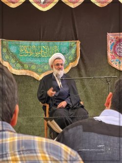 آیت الله گلی شیردار در افتتاحیه سال تحصیلی 1405-1406 آیت الله گلی شیردار در افتتاحیه سال تحصیلی 1405-1406